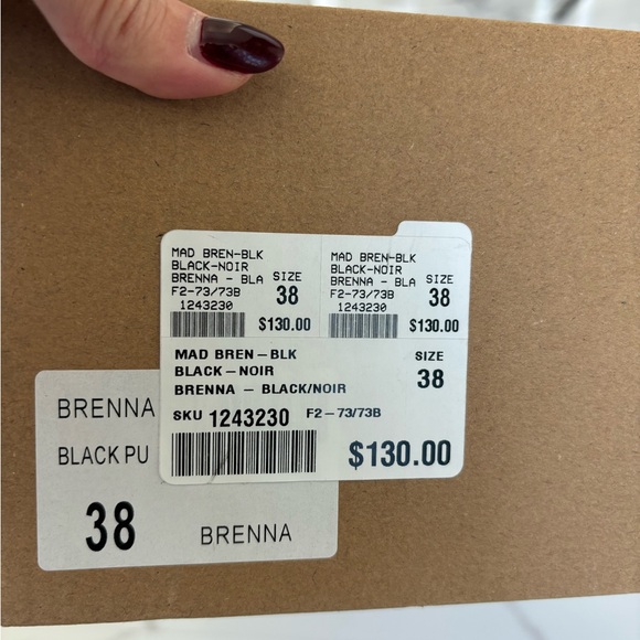 Steven Madden Brenna Black Brand New with Box Size 38 and Size 40 - Picture 5 of 11